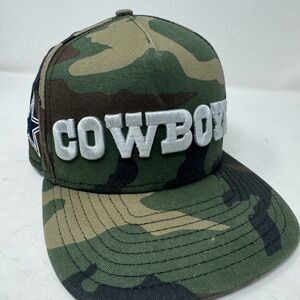 Dallas Cowboys NEW ERA HAT 9FIFTY CAMO Snapback Cap STAR Under Brim Dak Ceedee